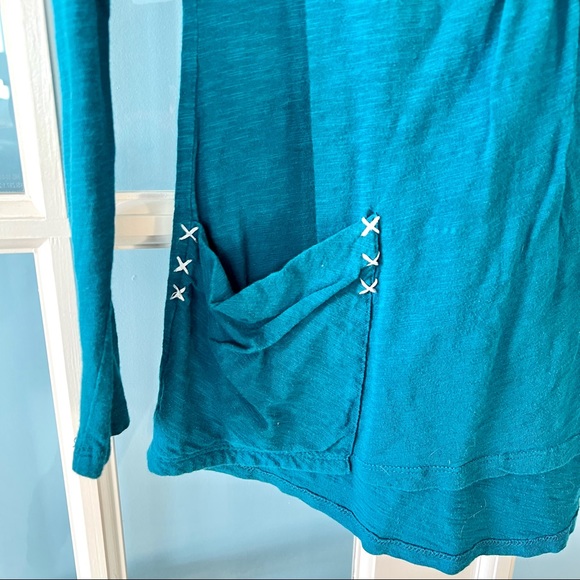 ANTHROPOLOGIE LITTLE YELLOW BUTTON Calantha Long Sleeve Henley—SZ. XS - Picture 12 of 15